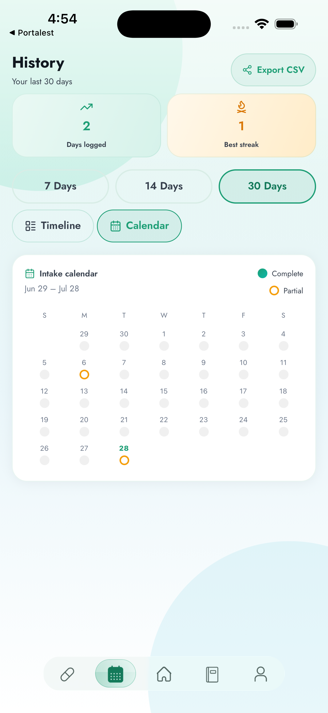 ViTrace app — family circle